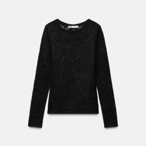 ZARA: Long sleeve mesh blouse - Size S